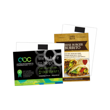 Flyer + Magnetic Tab A6, 170gsm, Single Sided 105mm x 148mm