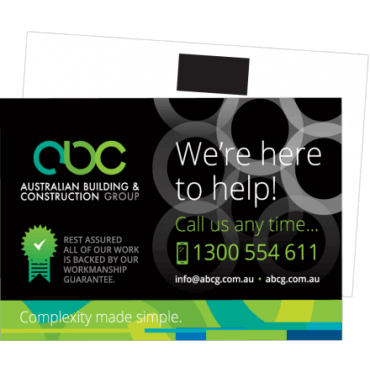 Flyer + Magnetic Tab A6, 170gsm, Single Sided 105mm x 148mm