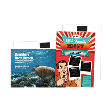 Flyer + Magnetic Tab A5, 170gsm, Single Sided 148mm x 210mm