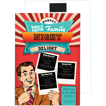 Flyer + Magnetic Tab A5, 170gsm, Single Sided 148mm x 210mm