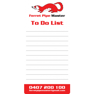 To Do List Magnets Rounded Corner 72mm x 147mm