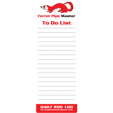 To Do List Magnets Rounded Corner 72mm x 197mm