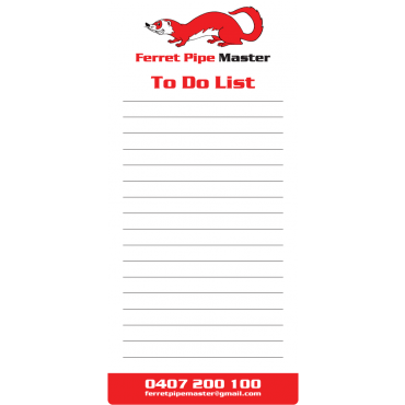 To Do List Magnets Rounded Corner 99mm x 210mm