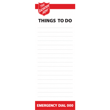 To Do List Magnets Straight Edged 72mm x 197mm